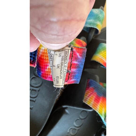 Chaco Women's Chillos tie dye Slide water sandal size 6 - Picture 2 of 6